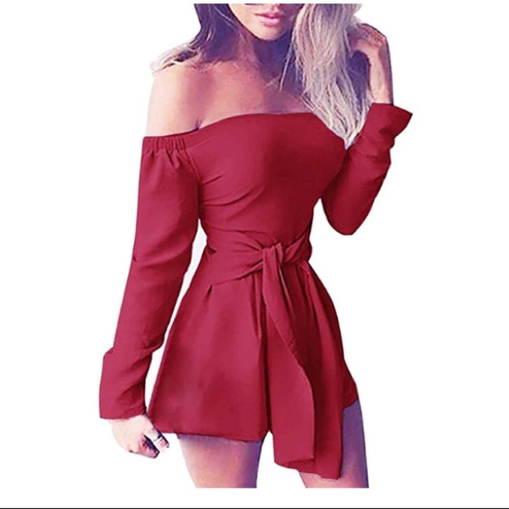Red romper